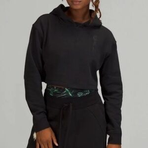 lululemon athletica Black Cropped Hoodie